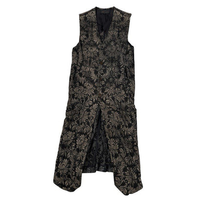 COMME des GARCONS 93SS Flower Damask Sleeveless Coat Size S