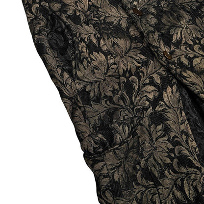 COMME des GARCONS 93SS Flower Damask Sleeveless Coat Size S