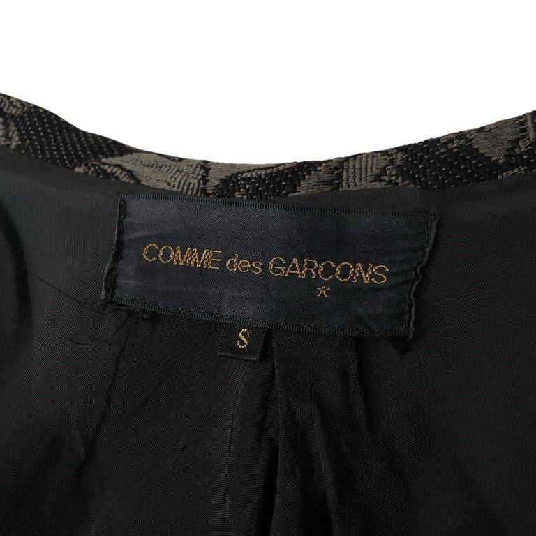 COMME des GARCONS 93SS Flower Damask Sleeveless Coat Size S
