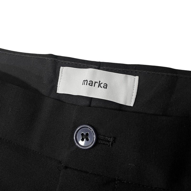 marka 2-Tuck Wool Mohair Slim Tapered Pants Size 2