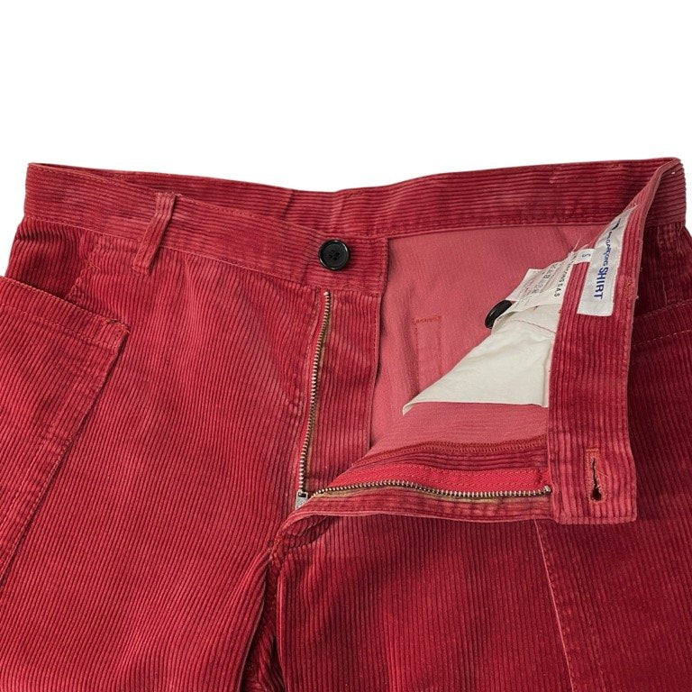 Comme des Garcons 17AW Red Corduroy Big Pocket Long Sleeve Size S