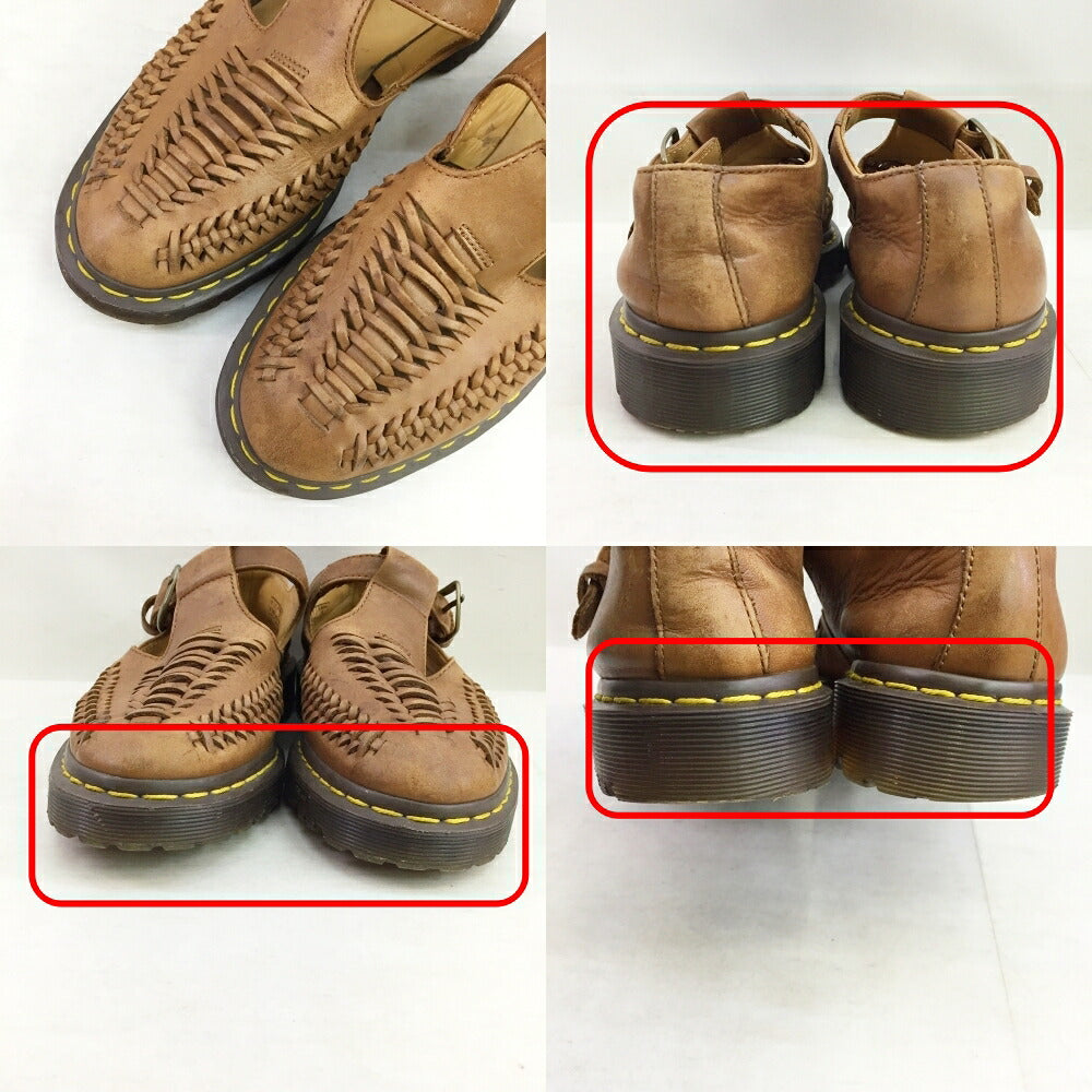 Dr.Martens Braided Strap Brown Sandals Size 7
