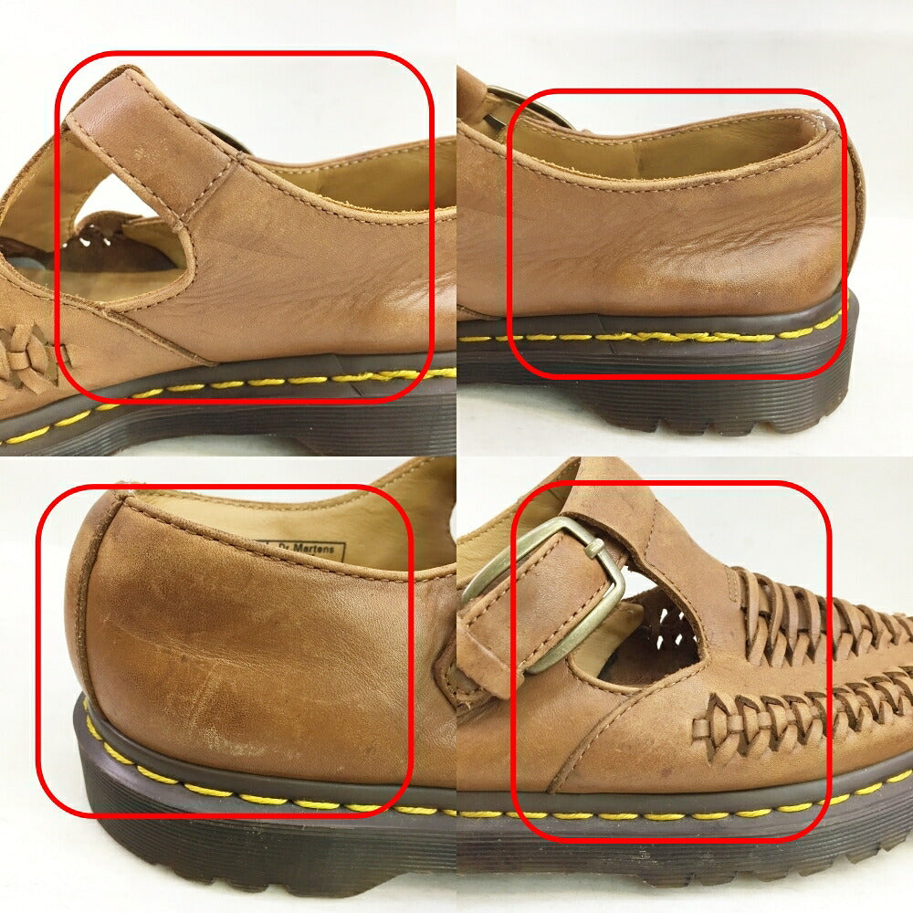 Dr.Martens Braided Strap Brown Sandals Size 7