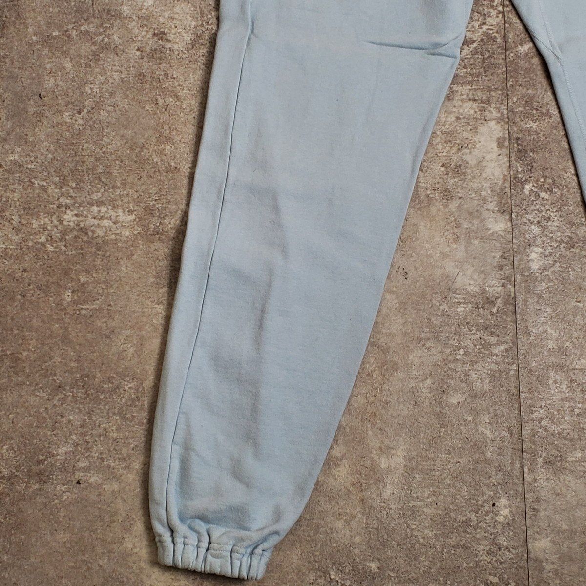 Saint Michael 22SS Logo Cotton Sweat Pants Light Blue Size L