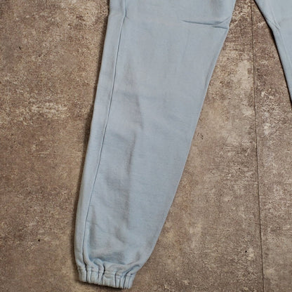 Saint Michael 22SS Logo Cotton Sweat Pants Light Blue Size L