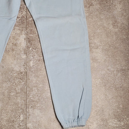 Saint Michael 22SS Logo Cotton Sweat Pants Light Blue Size L