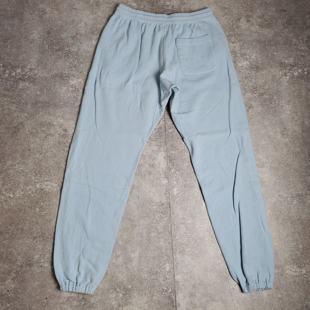 Saint Michael 22SS Logo Cotton Sweat Pants Light Blue Size L