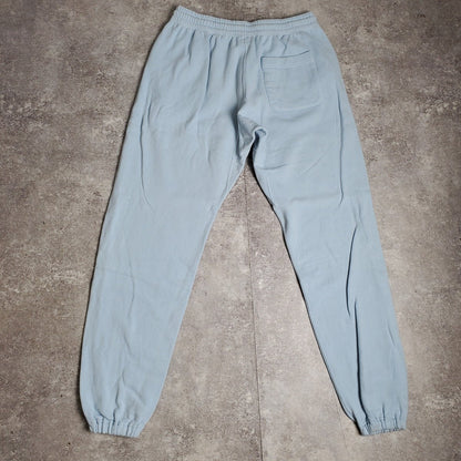 Saint Michael 22SS Logo Cotton Sweat Pants Light Blue Size L