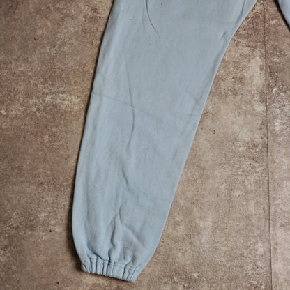 Saint Michael 22SS Logo Cotton Sweat Pants Light Blue Size L