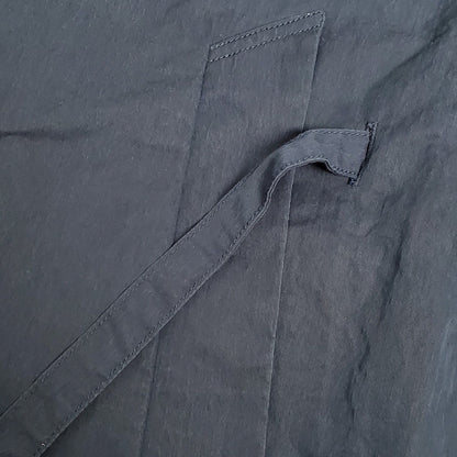 STILL BY HAND Navy Cotton Nylon Trench Half Coat Size 46