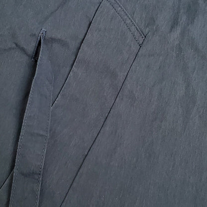 STILL BY HAND Navy Cotton Nylon Trench Half Coat Size 46