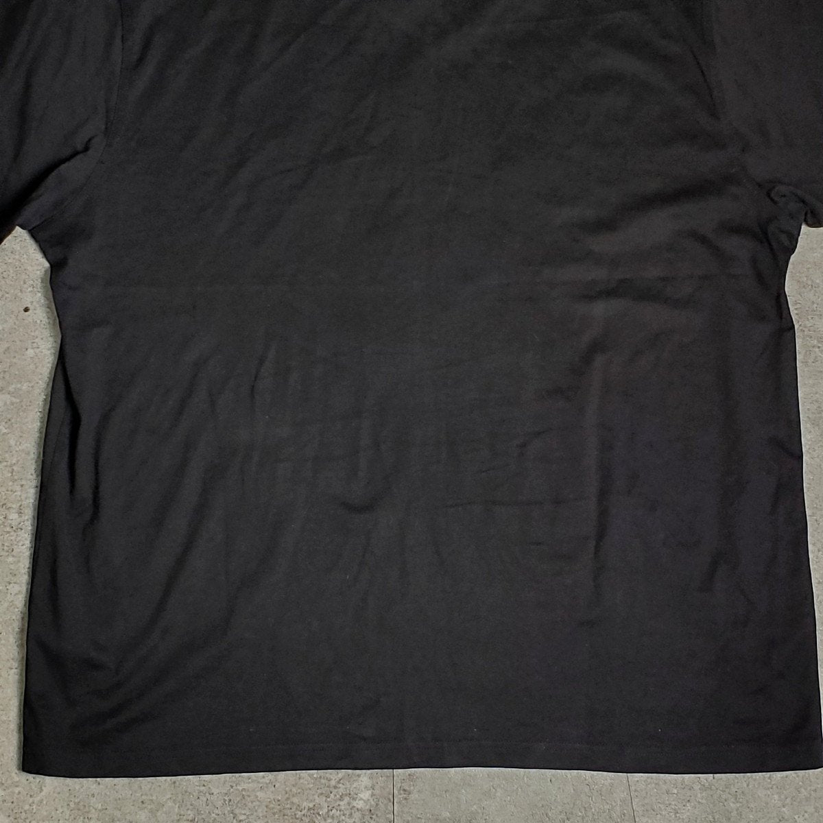 Burberry Rabbit Rubber Print T-Shirt Black Cotton Size L