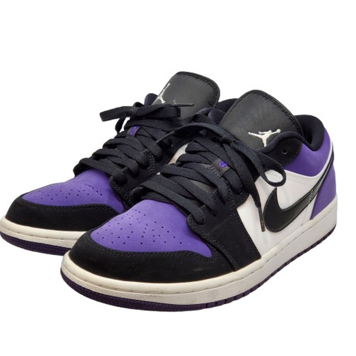 Nike Air Jordan 1 Low Court Purple Sneakers Size 27cm
