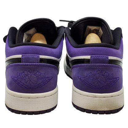 Nike Air Jordan 1 Low Court Purple Sneakers Size 27cm