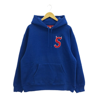 Supreme 22AW Devil S Logo Heavyweight Blue Hoodie Size L