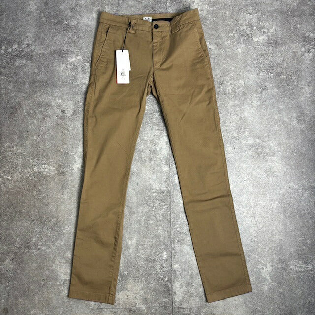 C.P. Company Beige Brown Cotton Slim Straight Pants Size 44
