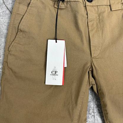 C.P. Company Beige Brown Cotton Slim Straight Pants Size 44