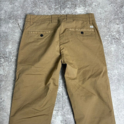 C.P. Company Beige Brown Cotton Slim Straight Pants Size 44