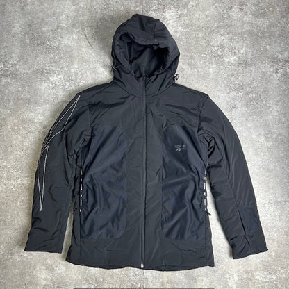 REEBOK KANGHYUK Hooded Padded Jacket Black Size M