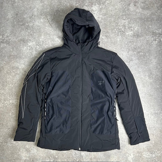 REEBOK KANGHYUK Hooded Padded Jacket Black Size M
