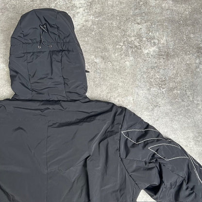 REEBOK KANGHYUK Hooded Padded Jacket Black Size M