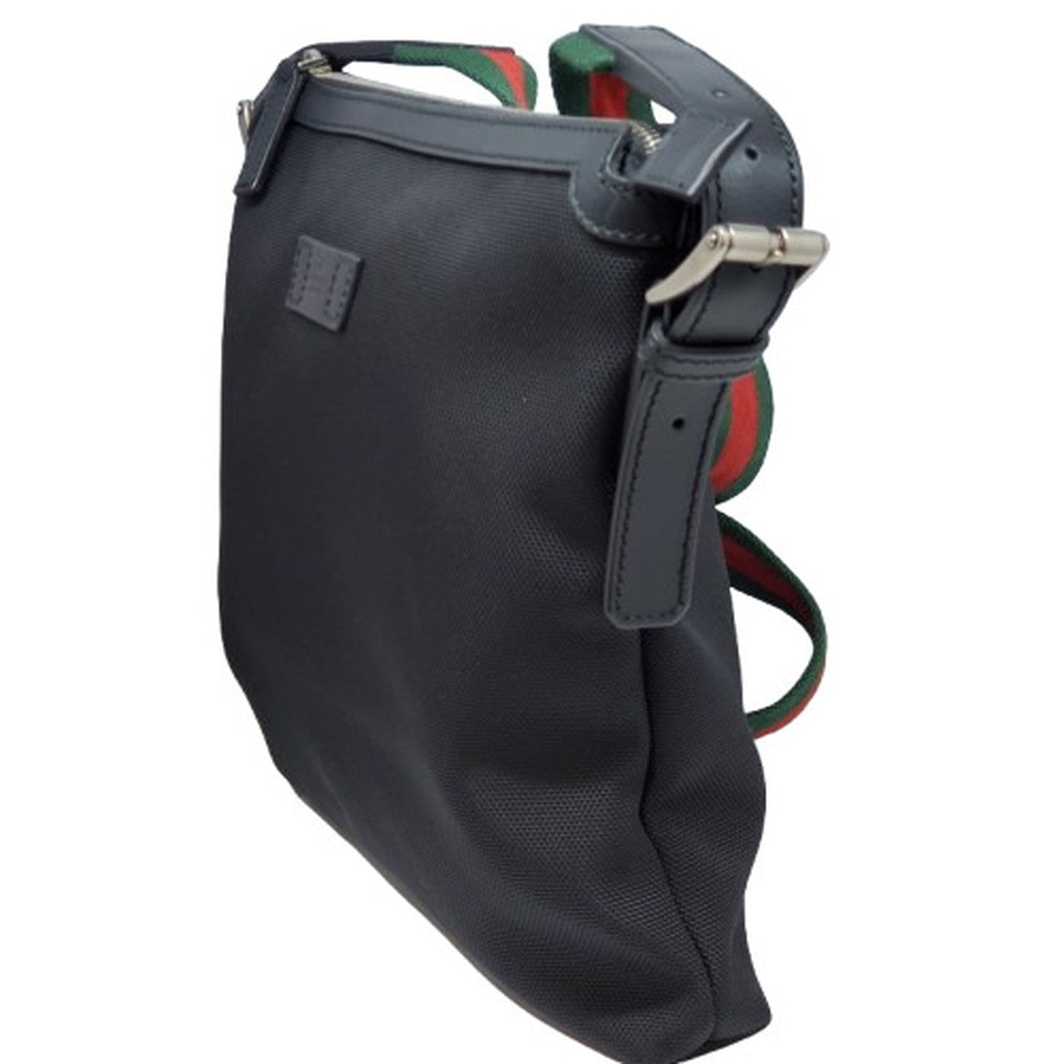 Gucci Black Sherry Line Canvas Leather