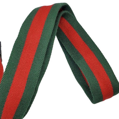 Gucci Black Sherry Line Canvas Leather