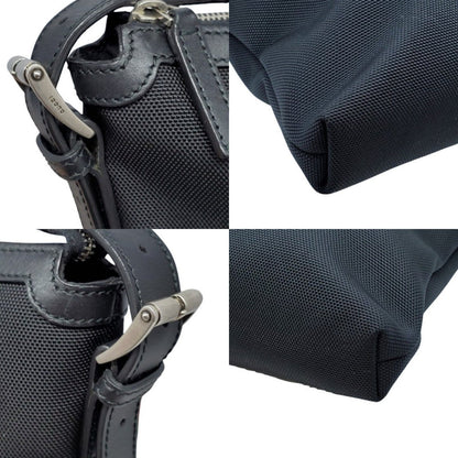 Gucci Black Sherry Line Canvas Leather