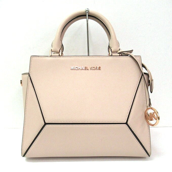 MICHAEL KORS Prism Large Saffiano Satchel Pink Bag Size ONE SIZE