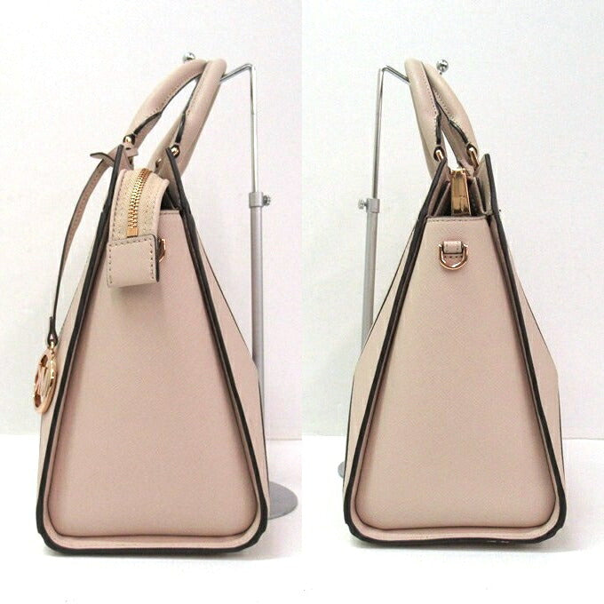 MICHAEL KORS Prism Large Saffiano Satchel Pink Bag Size ONE SIZE