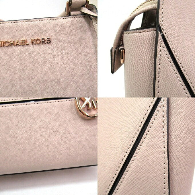 MICHAEL KORS Prism Large Saffiano Satchel Pink Bag Size ONE SIZE
