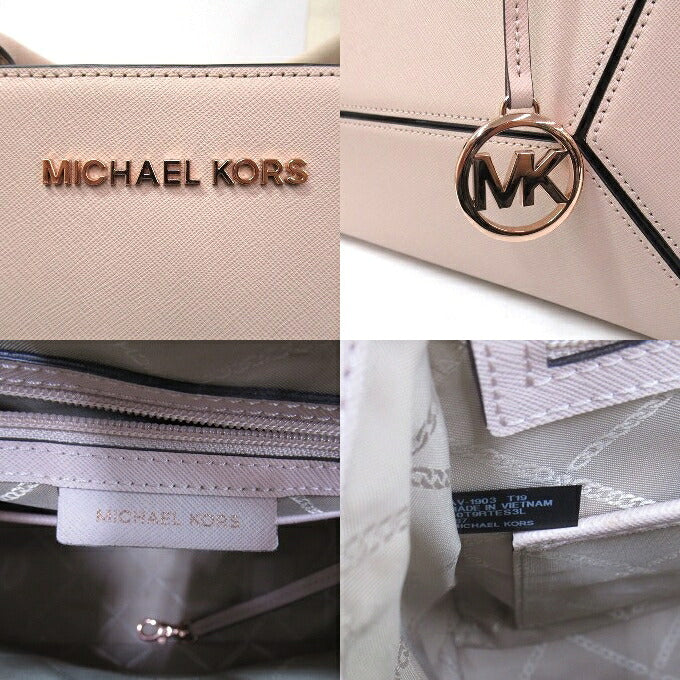 MICHAEL KORS Prism Large Saffiano Satchel Pink Bag Size ONE SIZE