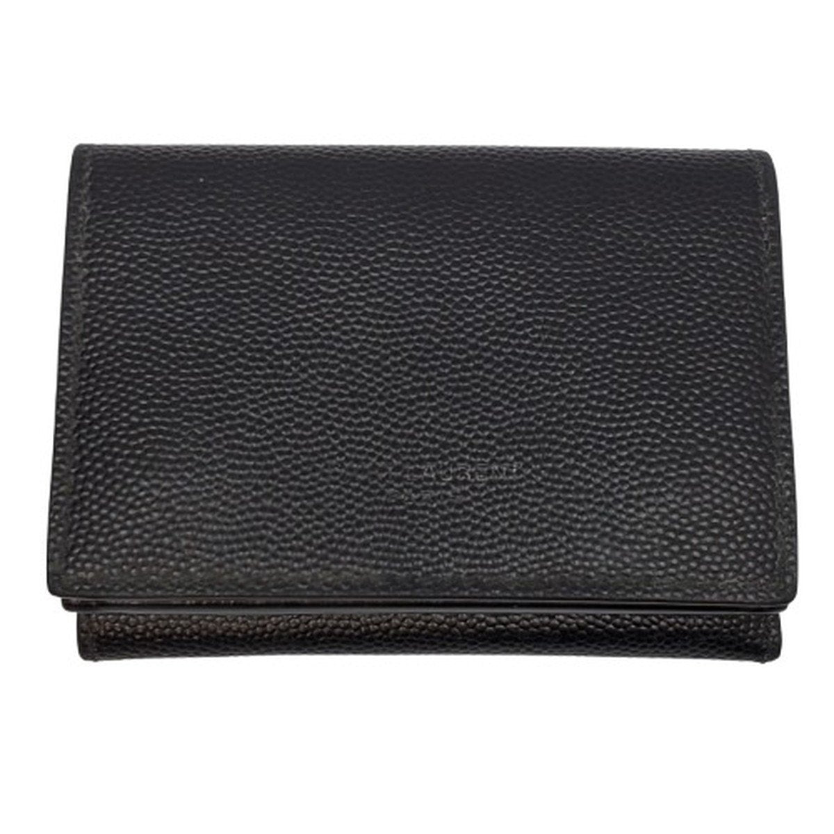 Saint Laurent Paris Black Caviar Leather