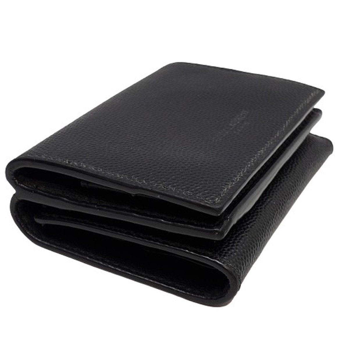 Saint Laurent Paris Black Caviar Leather