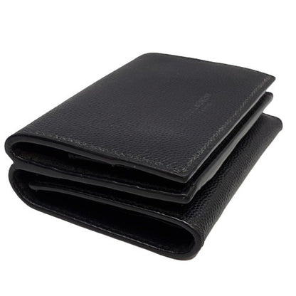 Saint Laurent Paris Black Caviar Leather