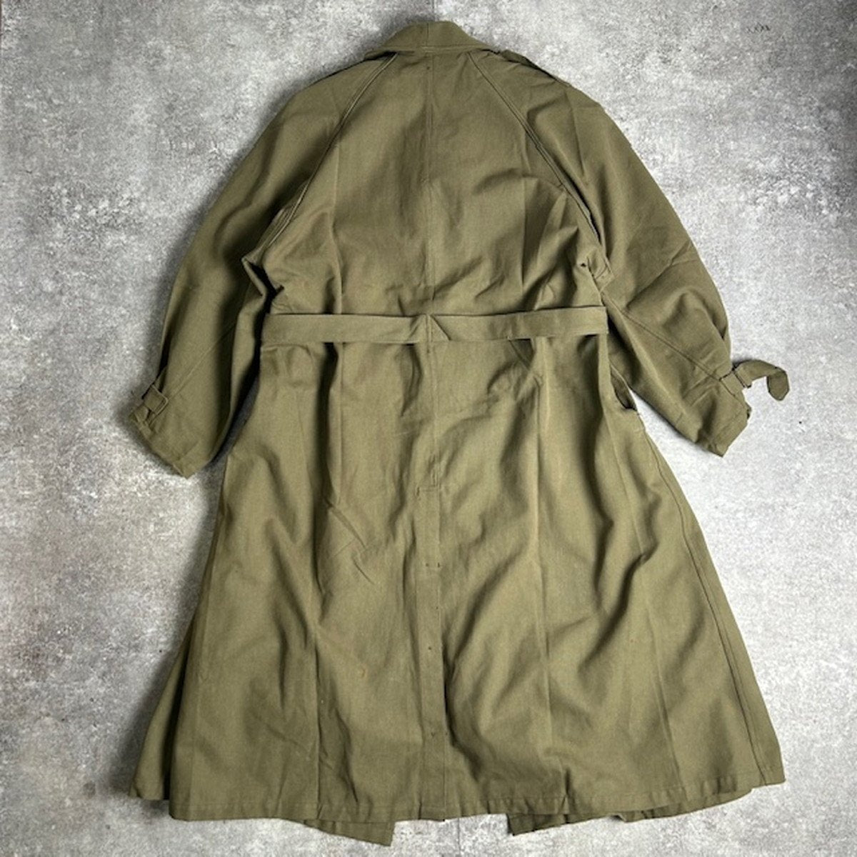 MILITARY 1950s French M35 Motorcycle Coat Green Size XXL