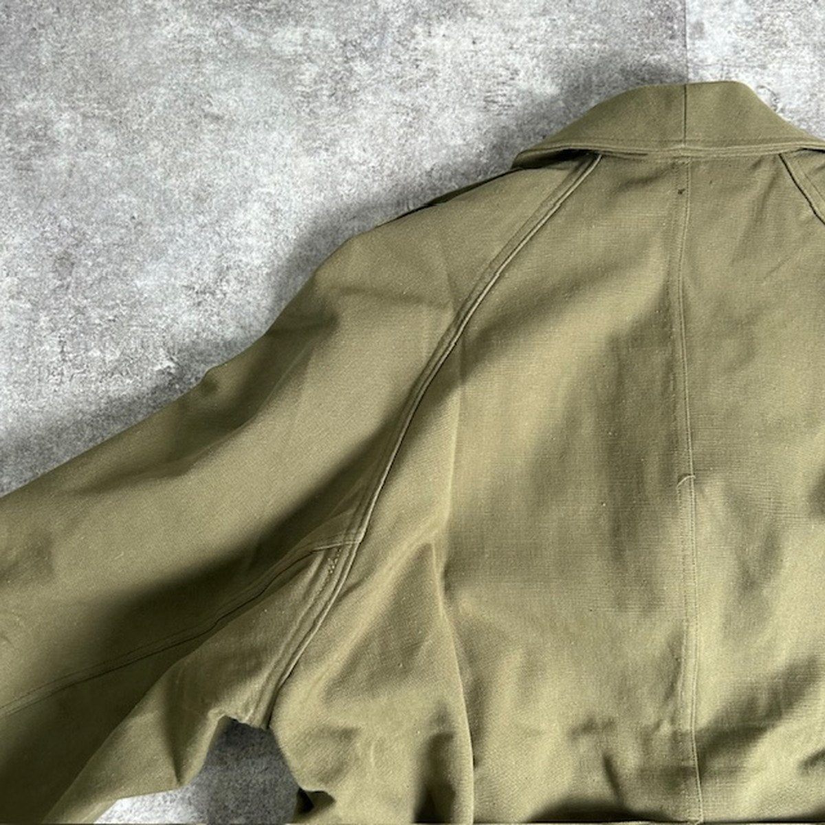 MILITARY 1950s French M35 Motorcycle Coat Green Size XXL
