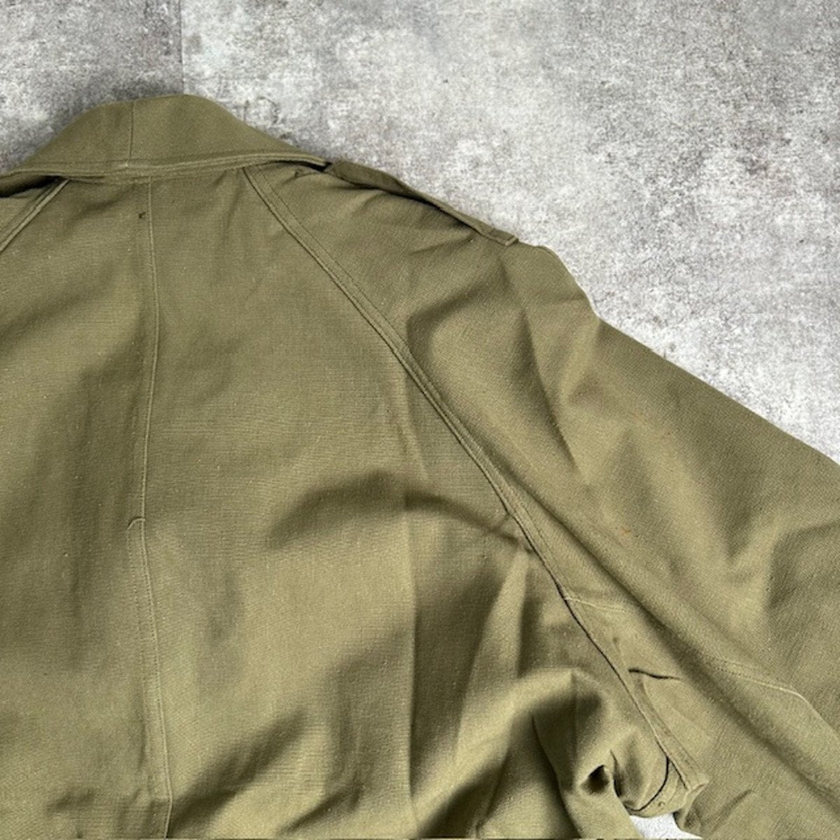 MILITARY 1950s French M35 Motorcycle Coat Green Size XXL