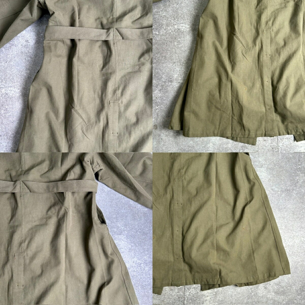 MILITARY 1950s French M35 Motorcycle Coat Green Size XXL