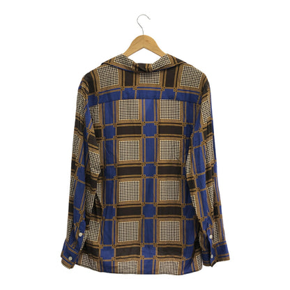 OAS 24AW Monaco Viscose Long Sleeve Shirt Multi Size S