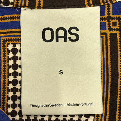 OAS 24AW Monaco Viscose Long Sleeve Shirt Multi Size S