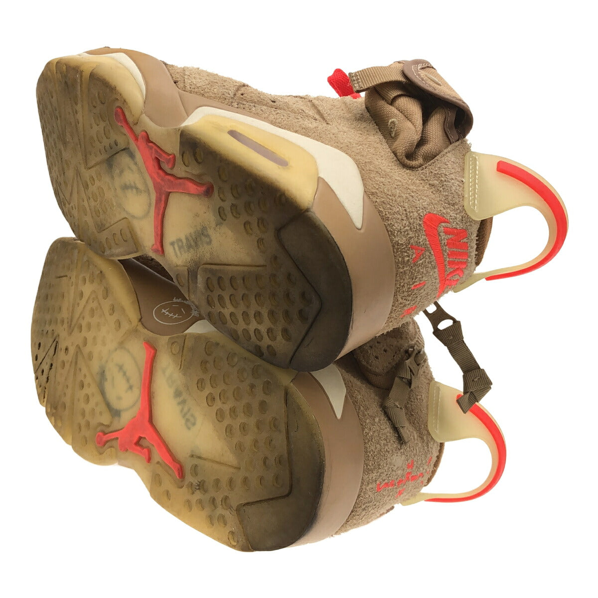 Nike Travis Scott AJ6 Cactus Jack Khaki Sneakers Size 25cm