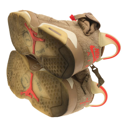 Nike Travis Scott AJ6 Cactus Jack Khaki Sneakers Size 25cm
