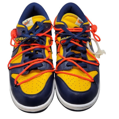 LTHR OW Michigan Off-White Dunk Low Sneakers Multi Size 27