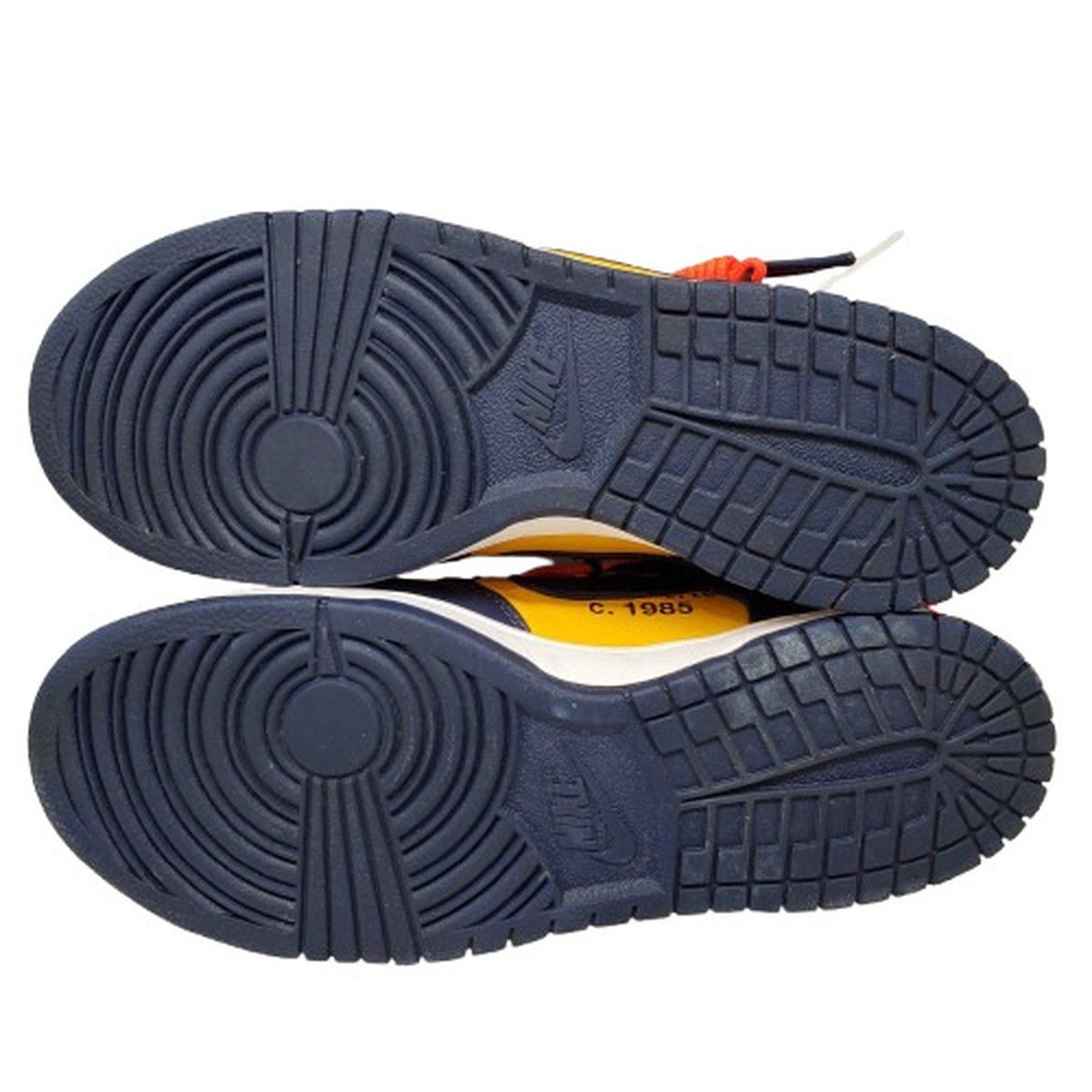 LTHR OW Michigan Off-White Dunk Low Sneakers Multi Size 27