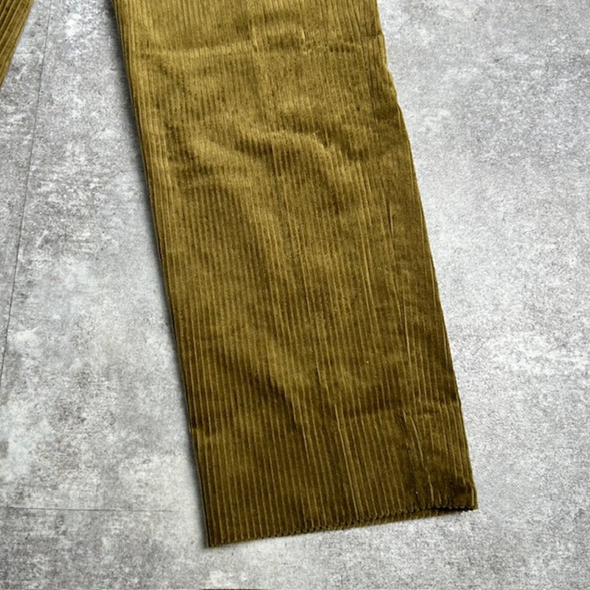 UNITED ARROWS 23AW Corduroy Tack Trousers Olive Size M