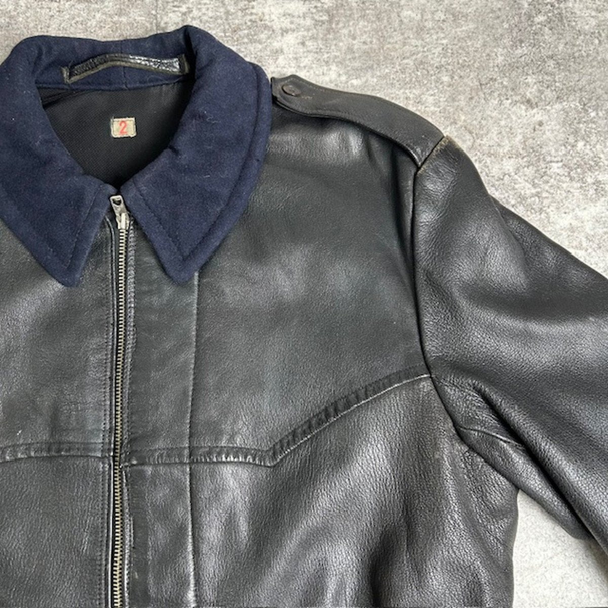 JOEL JONSSON MALUNGSFORS 40s 50s Swedish Leather Coat Size 2