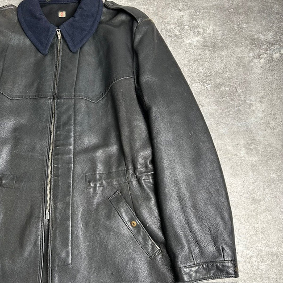 JOEL JONSSON MALUNGSFORS 40s 50s Swedish Leather Coat Size 2
