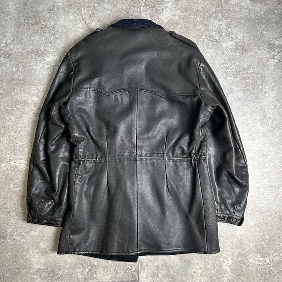JOEL JONSSON MALUNGSFORS 40s 50s Swedish Leather Coat Size 2