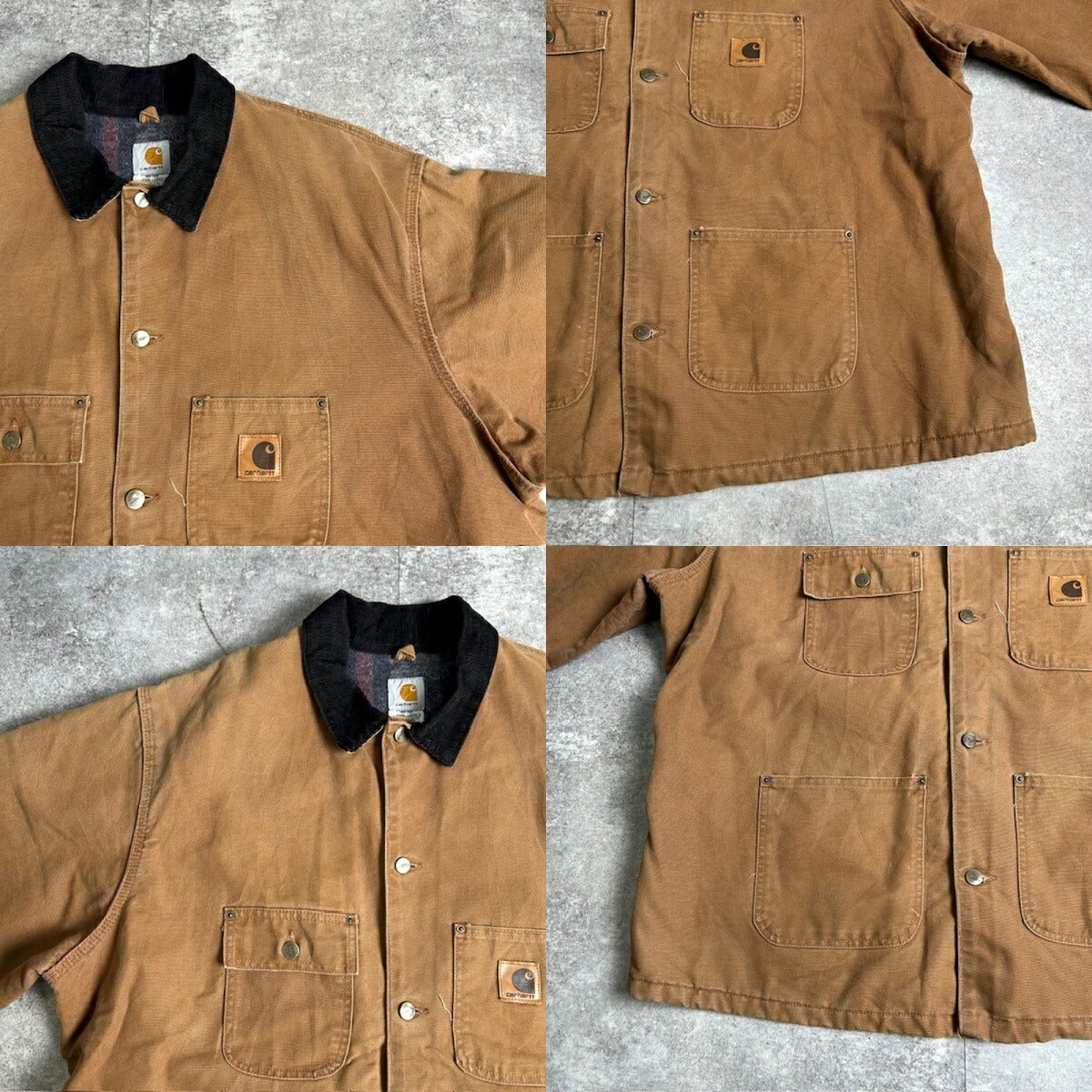 Carhartt 00s Brown Duck Blanket Lined Chore Jacket Size 2XL